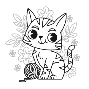 Cute Kitten sitting Cute Kitten sitting