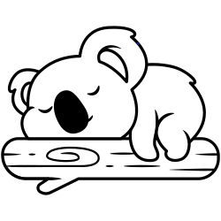 Lazy koala