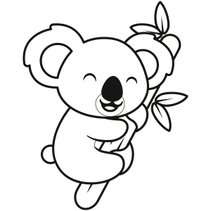 Funny koala