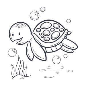 Cute turtle