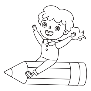 Flying pencil Flying pencil