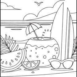 Holiday coloring