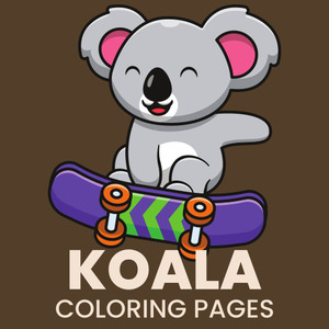 Koala Coloring Pages 512x512 1